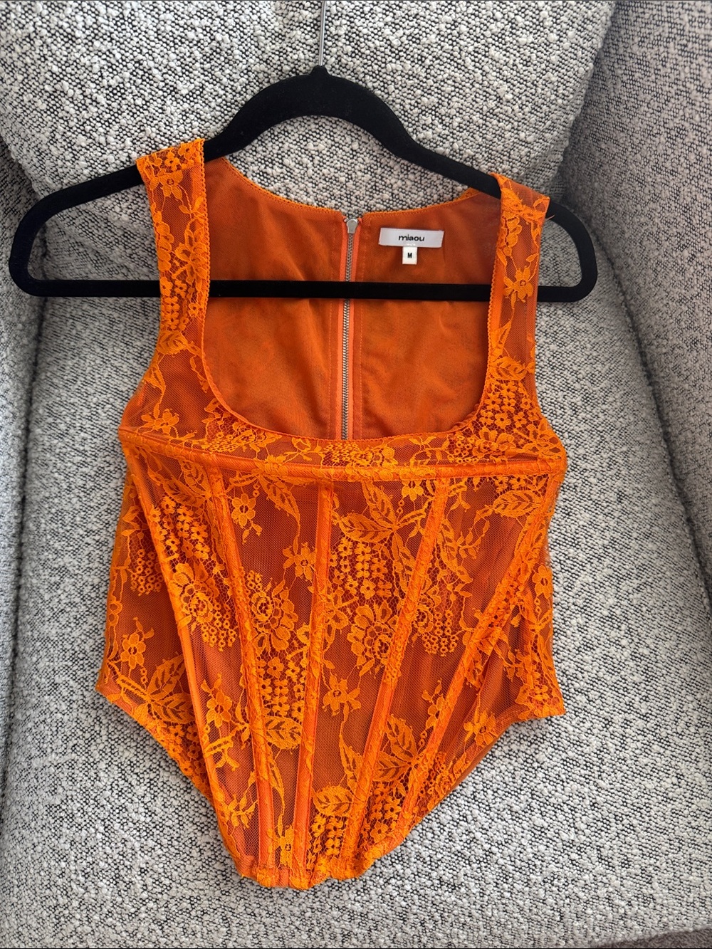 Miaou Orange Campbell Corset